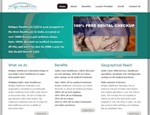Tablet Screenshot of bridgeshealthcare.in